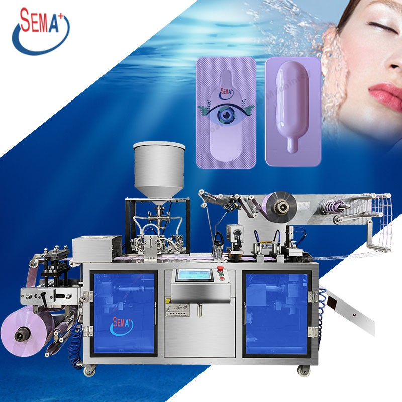 High speed cosmetic blister packaging machine production line for cosmetic production