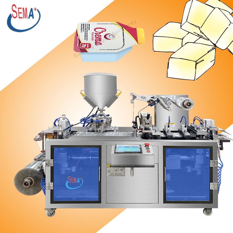 Fully automatic and multifunctional butter honey sauce cream packaging and sealing machine blister packaging machine