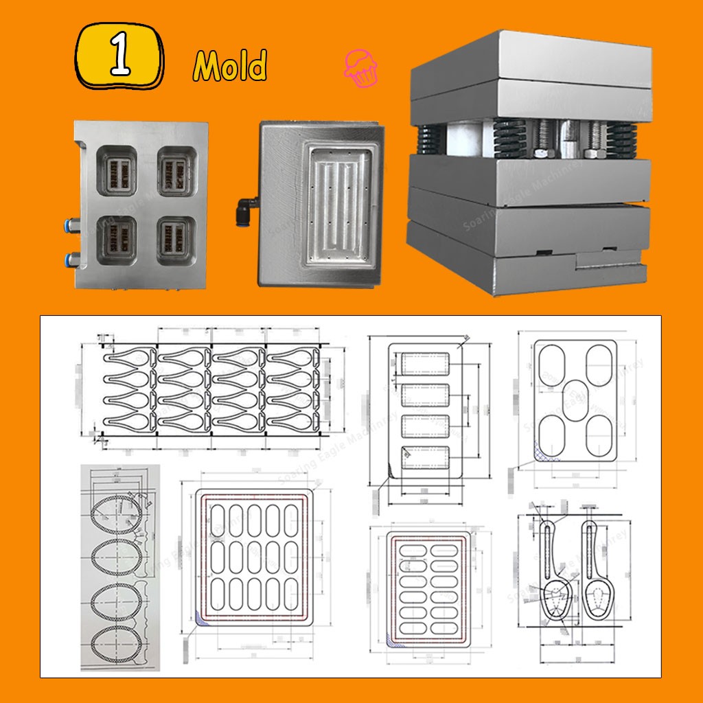 Fully automatic and multifunctional butter honey sauce cream packaging and sealing machine blister packaging machine