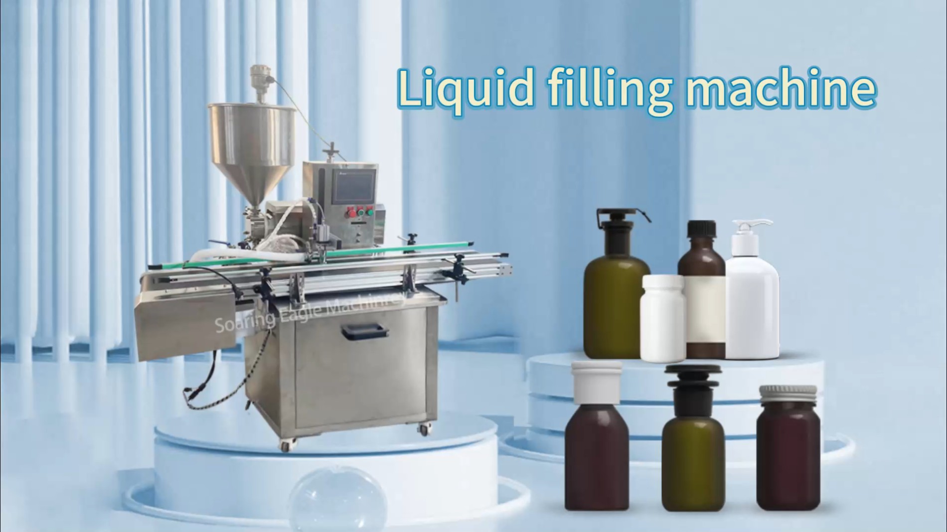 Single nozzle bottle powder filling machine #fillingmachine #powderfillingmachine