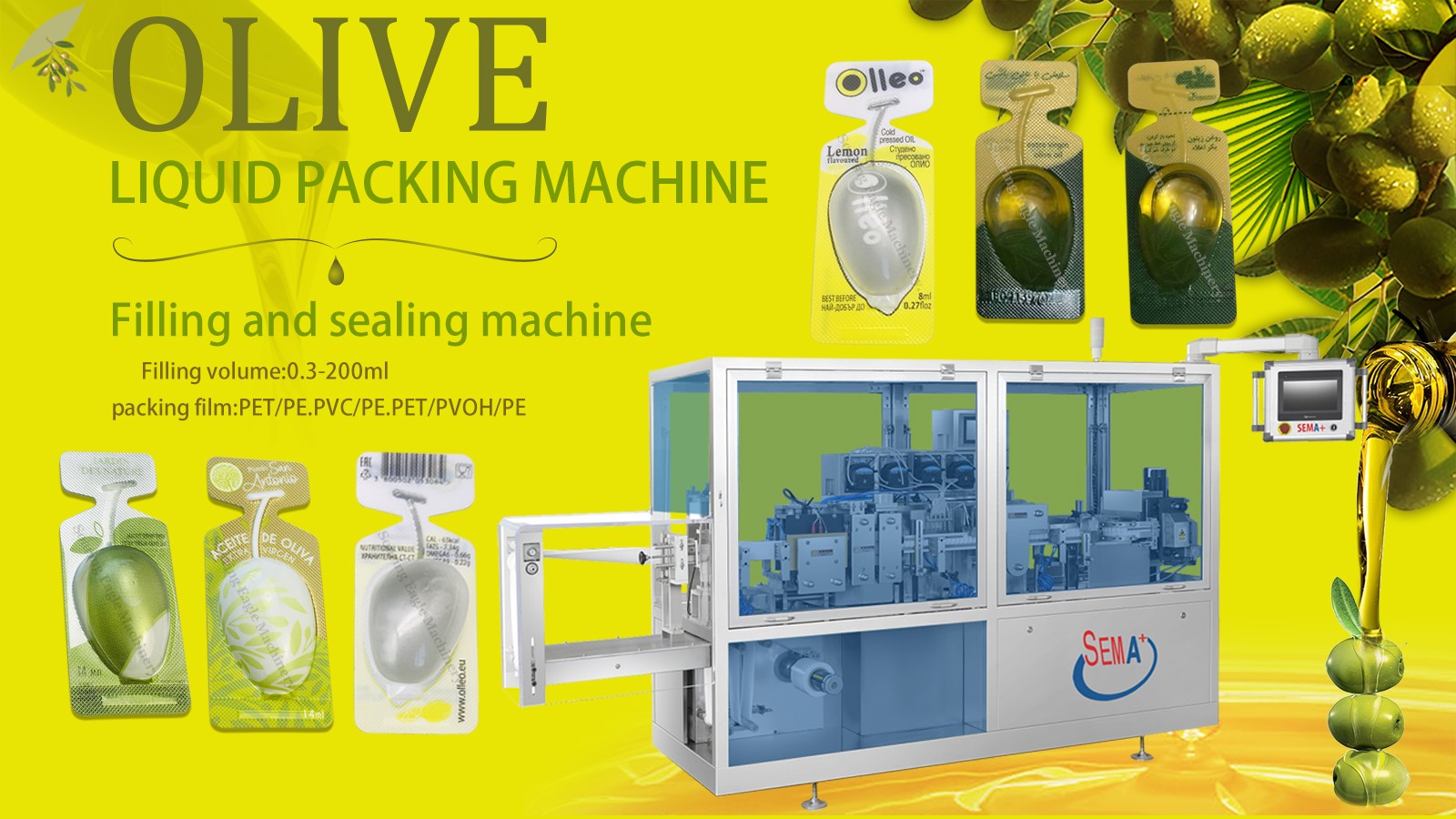 Hot sale olive oil liquid ampoule filling machine 