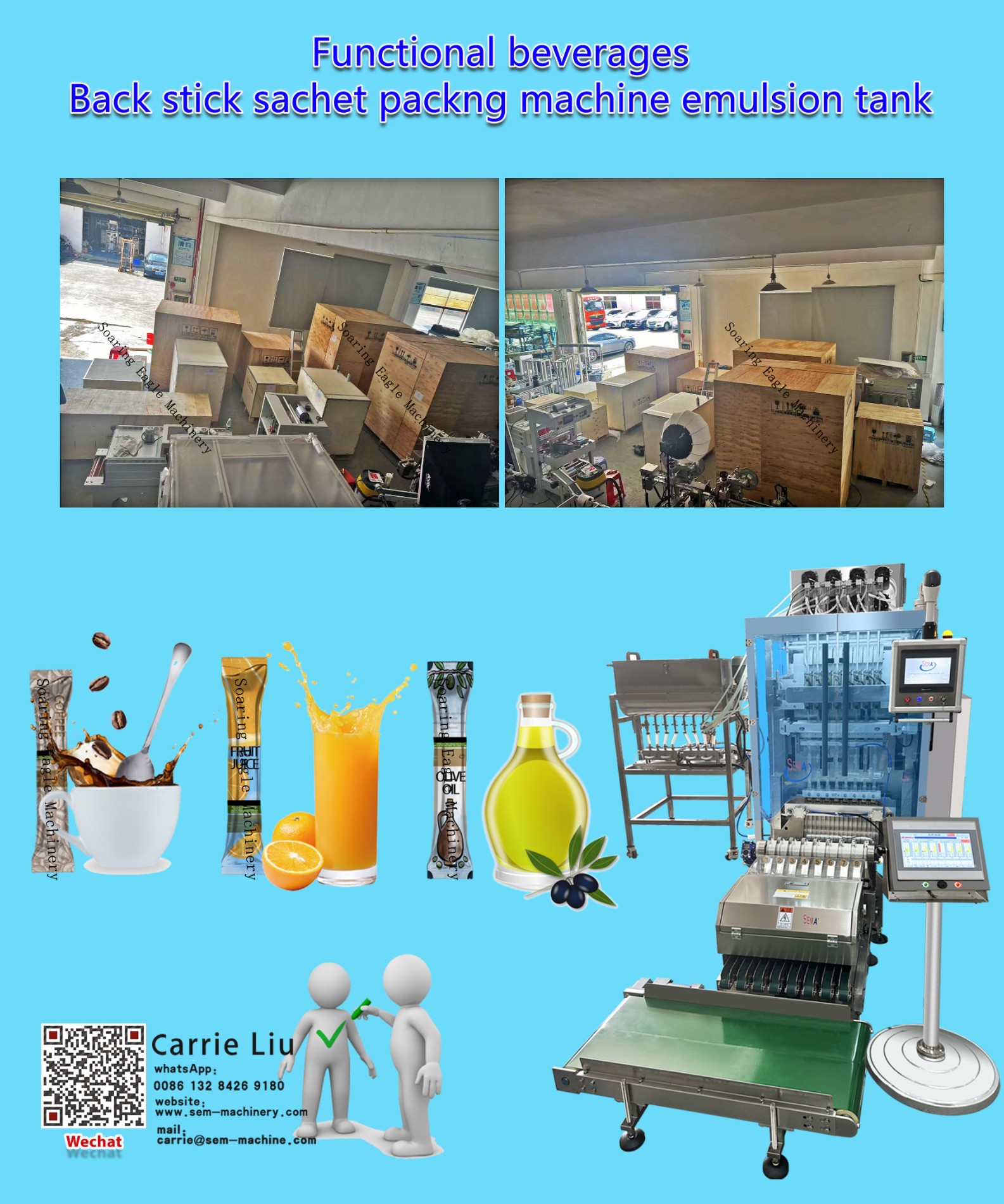 8 lanes multi lanes liquid juice sachet packing machine