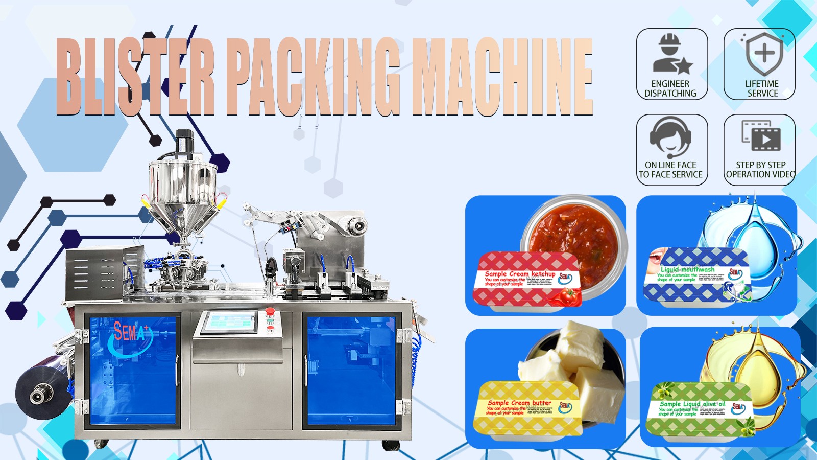 Normal volume 10g ketchup sauce blister packing machine #blisterpackingmachine #blistermachine 