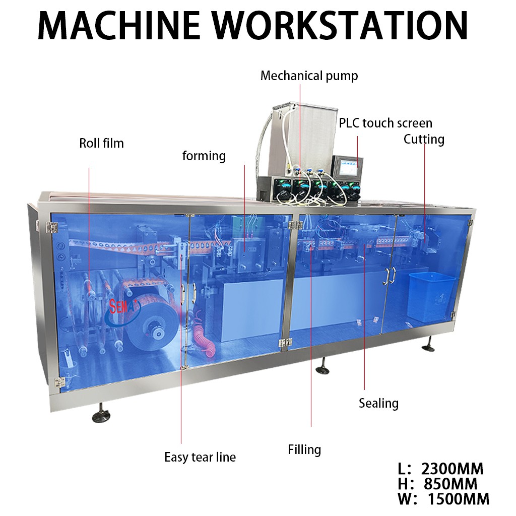 Olive Oil 5 nozzles production line liquid filling machine