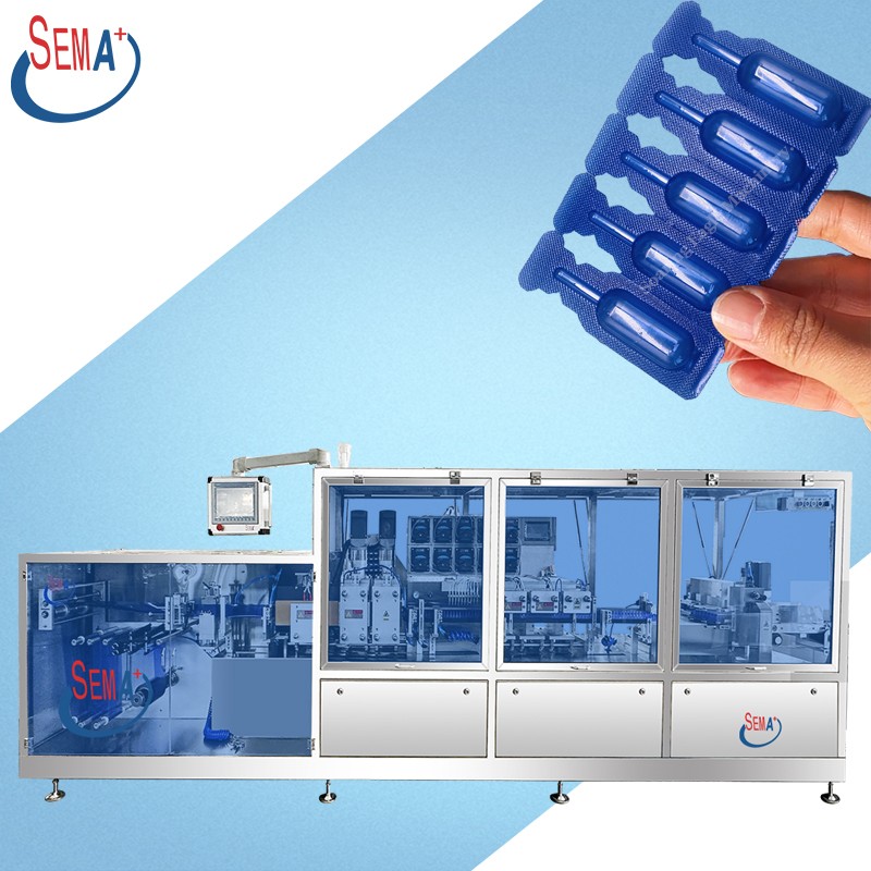 capacity disposable ampoules empty bottle filling and sealing machine with labeling machine