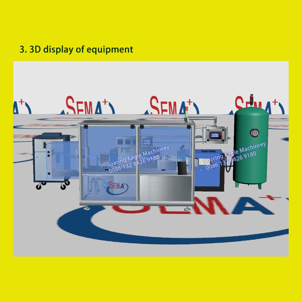 packaging sealing liquid packaging machine Fully automatic 5-nozzle liquid ampoule olive oil sealing filling machine 