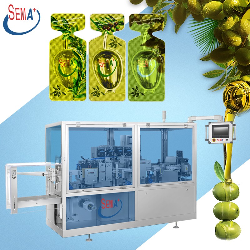 packaging sealing liquid packaging machine Fully automatic 5-nozzle liquid ampoule olive oil sealing filling machine 