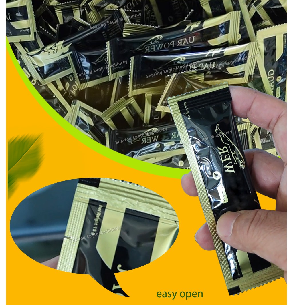 Paste Honey 10g 15g sachet packing machine three side sealing sachet packing machine