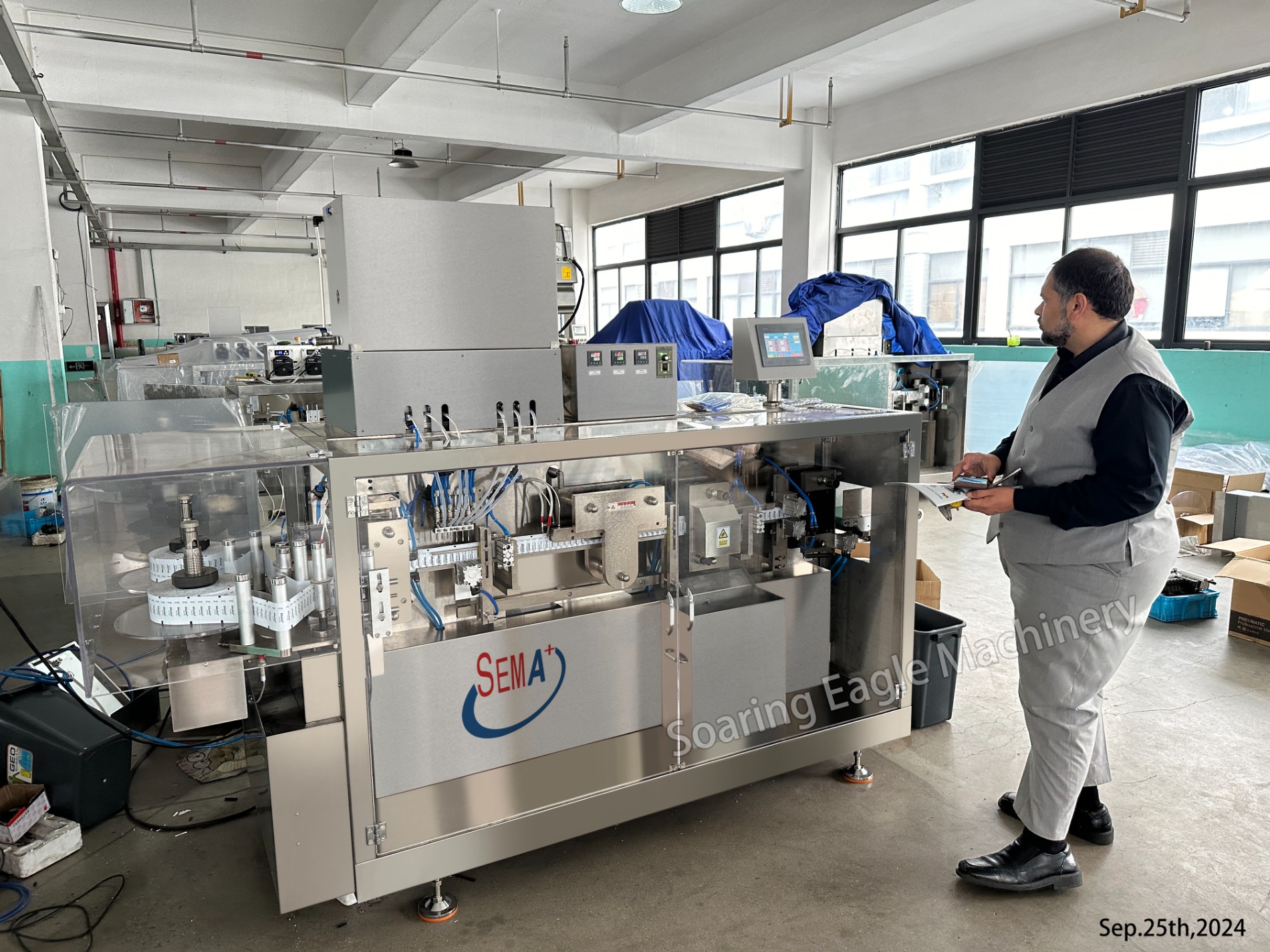 Automatic High Quality Suppository Filling Machine healthcare Suppositories Making Machine--Customer visiting #SuppositoryFillingMachine