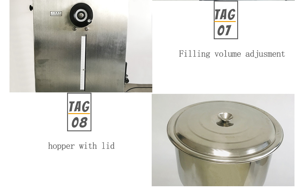 Semi-automatic filling labeling and capping machine