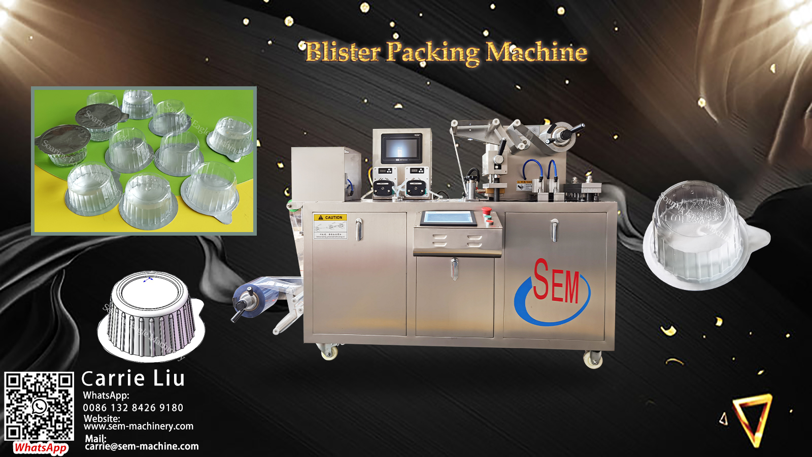 Liquid blister packing machine 