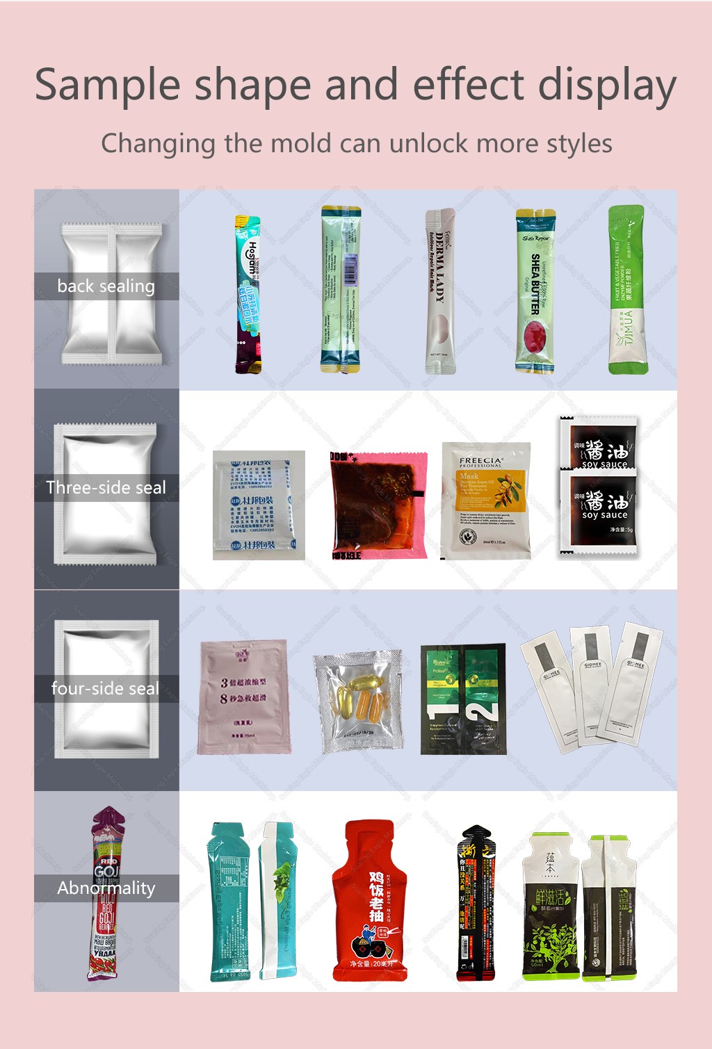 Automatic Small Vertical Sachets Spice Powder Coffee Grain Flour Tea Protein Milk Powder Bag Packing Machine