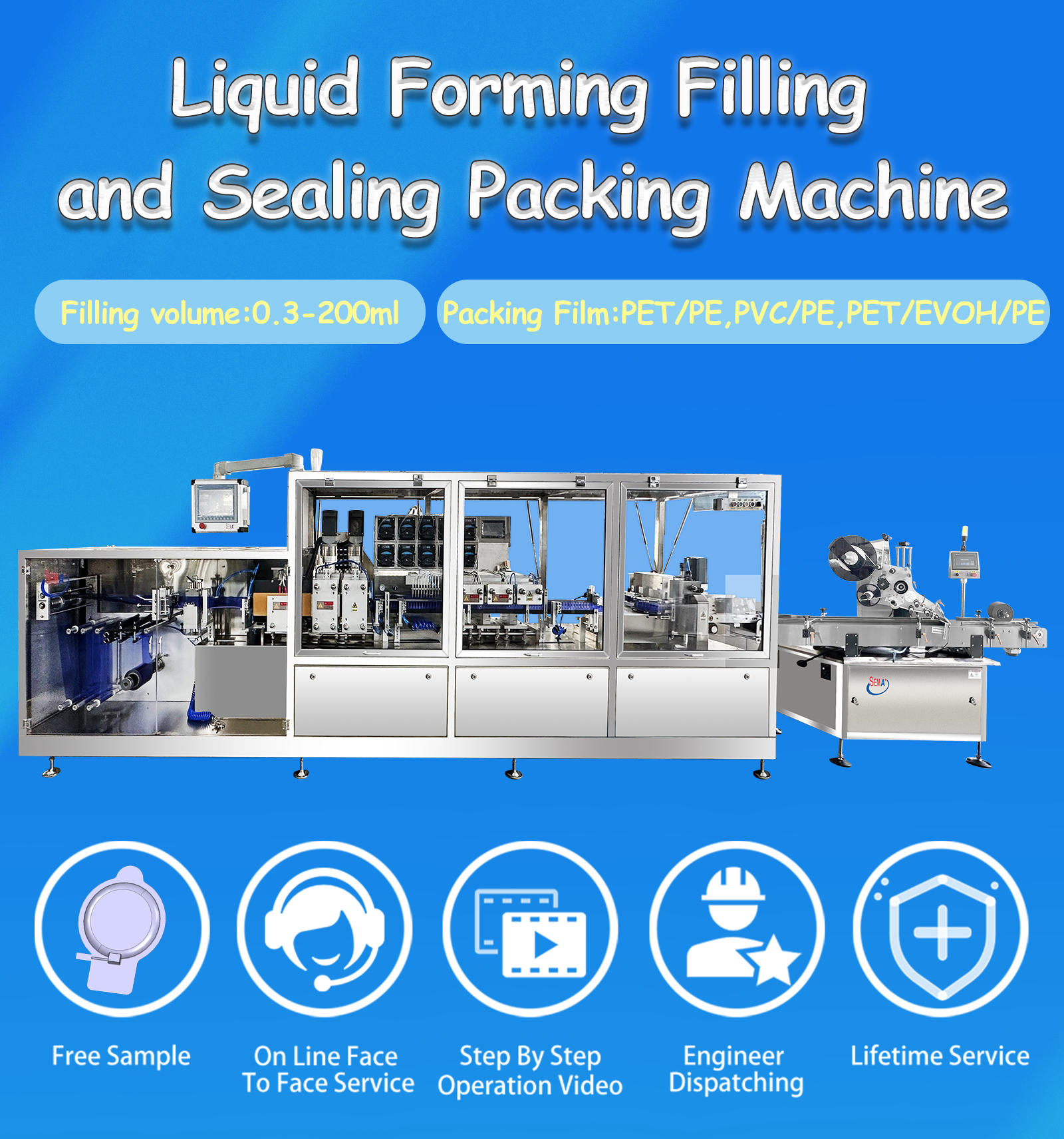 New 5-10ml ten nozzles ampoule wire drawing filling machine laboratories injection automatic filling and sealing machine