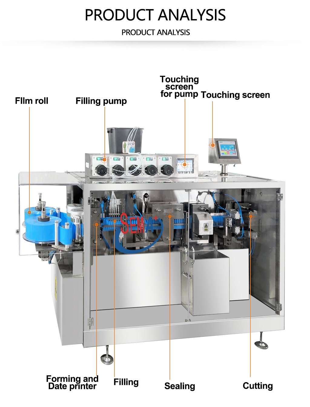 ampoule filling sealer machine plastic ampoule filling and sealing machine