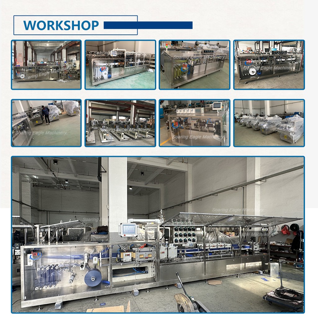 High-Yield Single-Dose Vitamin Health Oral Liquid Filling and Sealing Machine Plastic Ampoule Packaging Machine