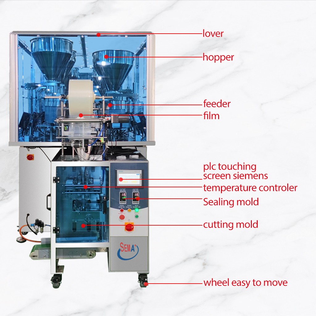 Automatic Multi Hopper Filler Small Capsule Tablet Sachet Packing Machine Beans Factory Price Sachet Packaging Machine