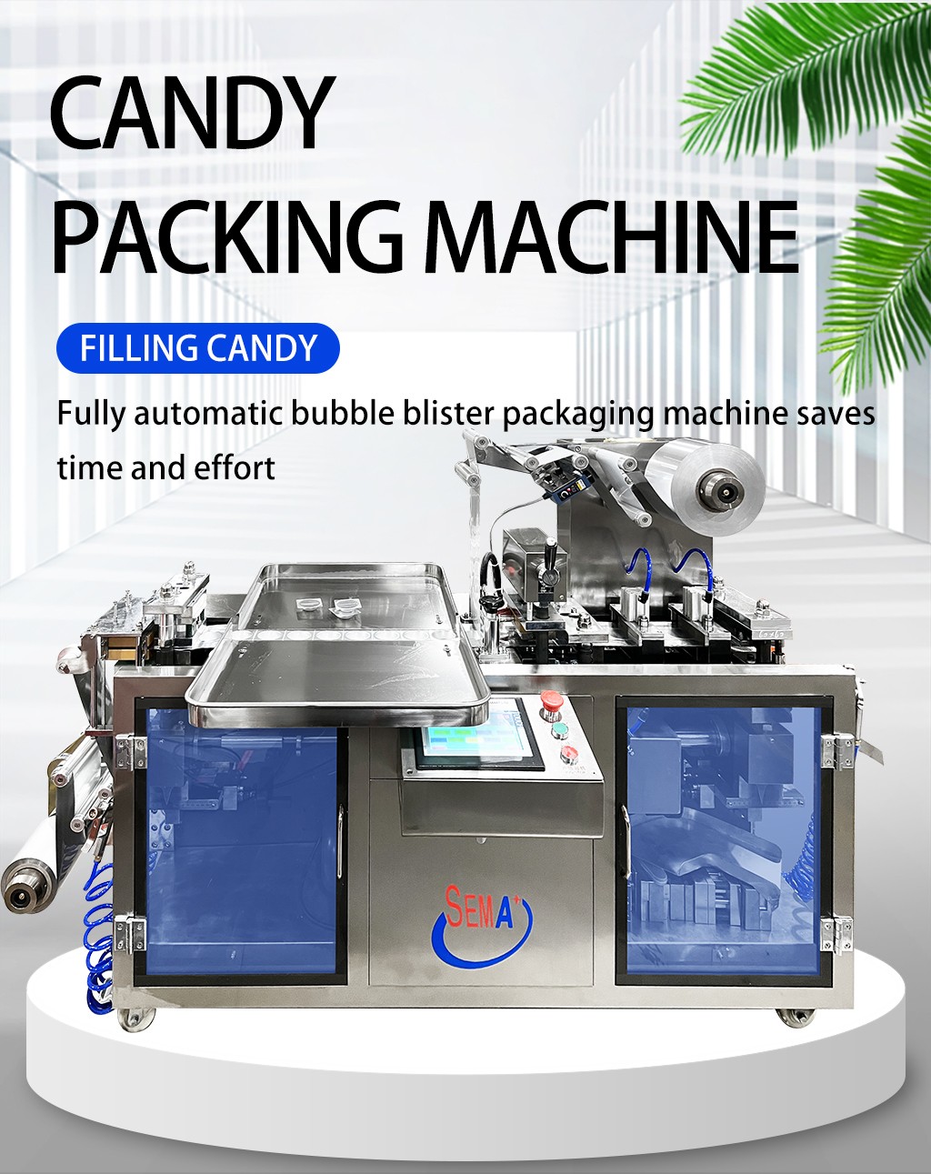 Fully Automatic Alu Alu Pill Medical Blister Packaging Machine Drug Tablet Blister Packaging Machine