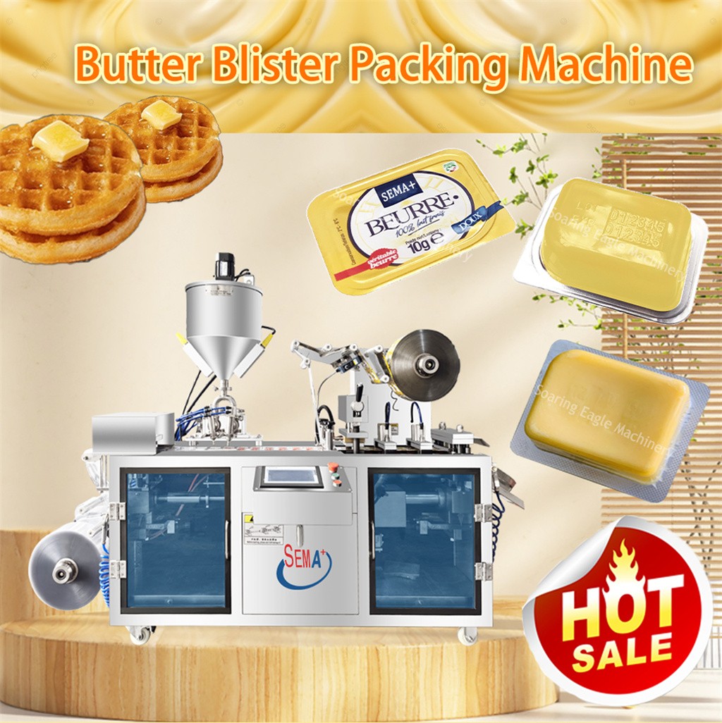 DPP80 Food Grade Butter Honey Jam Liquid Chocolates Sauce PVC Blister Packing Machine