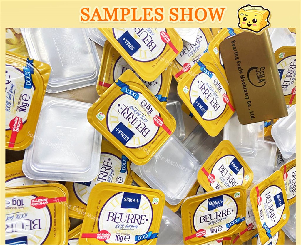 DPP80 Food Grade Butter Honey Jam Liquid Chocolates Sauce PVC Blister Packing Machine