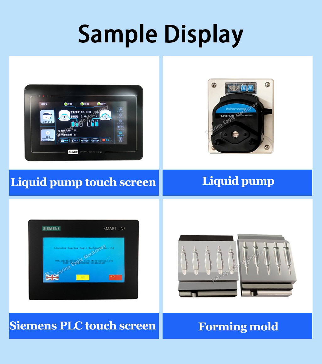 Multi functional plastic ampoule 5 nozzles fully automatic ampoule filling machine